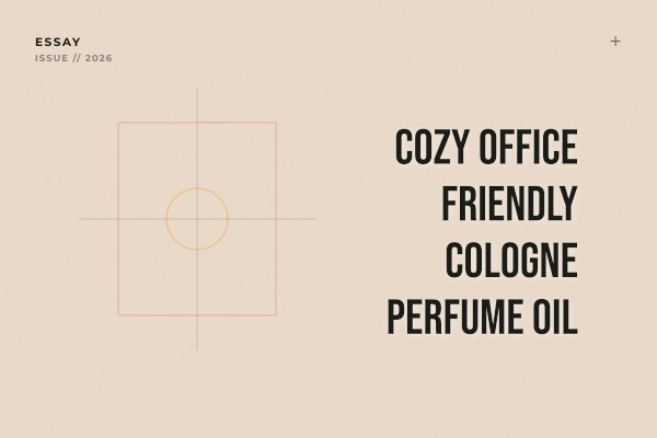cozy office friendly cologne perfume oil