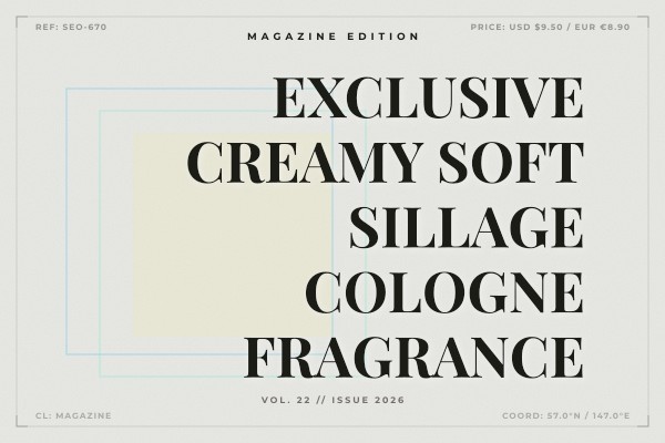 exclusive creamy soft sillage cologne fragrance