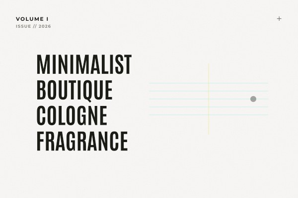 minimalist boutique cologne fragrance