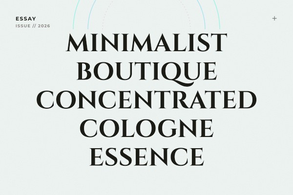minimalist boutique concentrated cologne essence