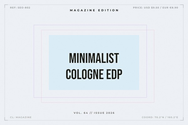 minimalist cologne edp