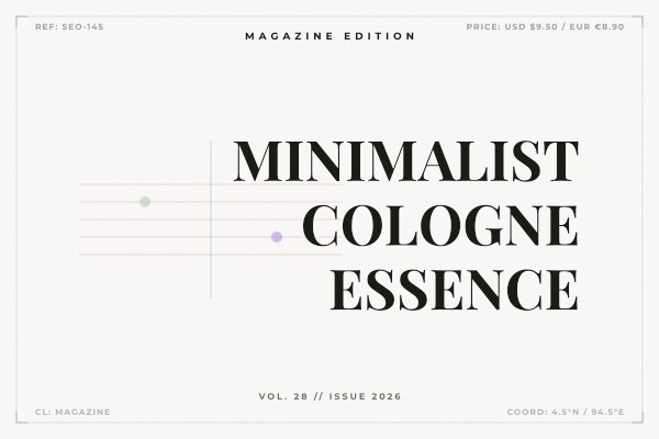 minimalist cologne essence