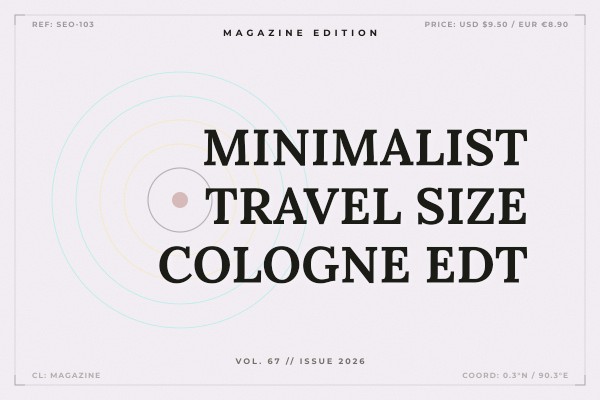 minimalist travel size cologne edt