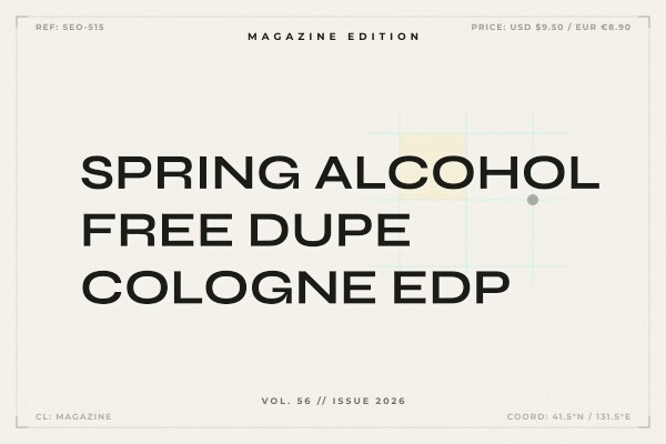 spring alcohol free dupe cologne edp
