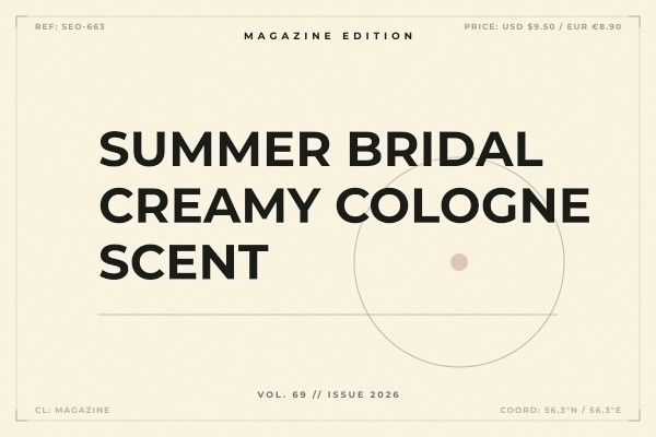 summer bridal creamy cologne scent